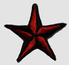 S 3D star black-red