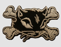 S cat bone black-white 