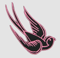 S long swallow pink right 