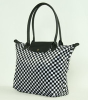 Check black-white design bag Bag
