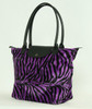 Zebra purple design bag