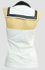 Back - TS V stripe white top sailor top