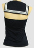 Back - TS V stripe navy top sailor top