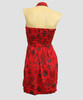 Back EB diva red elastic dress