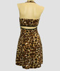 Back - S marilyn monroe leopard brown sexy dress