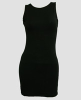 Front - S open in the back diagonal sexy dress