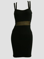 Front - S cross sexy dress
