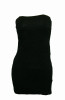Front - S strapless rose sexy dress