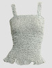 Front - E dot white-black top elastic top
