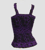 Back - E punk flower purple top elastic top