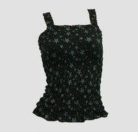 Front - E stars black-grey top elastic top