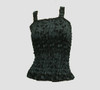 Front - E punk flower black-grey top elastic top