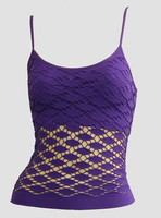 Front - Fish purple top net top