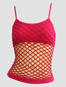 Front - Big pink top net top