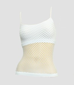 Front - Small white top net top