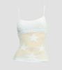 Front - Star white top net top