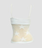 Back - Star white top net top