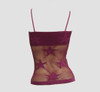 Back - Star purple top net top