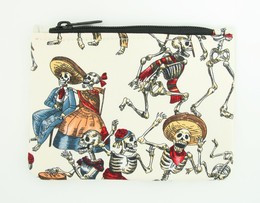 Skeleton cream special cosmetic bag