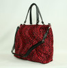 Leopard red fashion fluffy bag