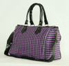L check purple large bowling bag