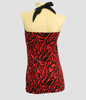 Back - LO zebra red long top pin up