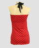 Back - LO dot L red long top pin up