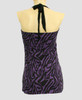 Back - LO zebra purple long top pin up