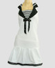 Front - Dress stripe white sailor dress