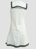 Back - Dress stripe white sailor dress