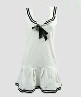 Front - Dress u white sailor dress
