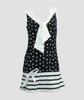Front - Dress anchors stripe navy sailor dress