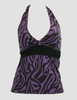 Front - BA zebra purple band top pin up
