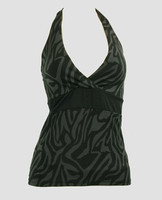 Front - BA zebra grey band top pin up