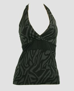 Front - BA zebra grey band top pin up