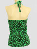 Back - BA zebra green band top pin up
