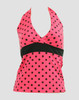 Front - BA dot L pink band top pin up