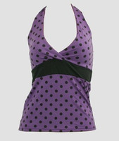 Front - BA dot L purple band top pin up