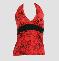 Front - BA skull anchor red Band top pin up