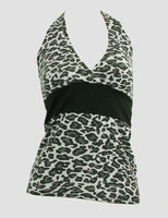 Front - BA leopard grey band top pin up