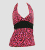 Front - BA leopard pink band top pin up