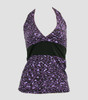 Front - BA leopard purple band top pin up
