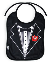 SB tux six bunnies bib