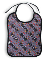 SB tattoo panther six bunnies bib