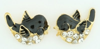 S Swalluw Black Stone Stud