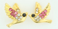S swalluw G pink stone stud