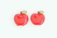 C apple colorful stud