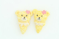 C ice cream bear colorful stud