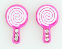 C lolly S pink colorful stud