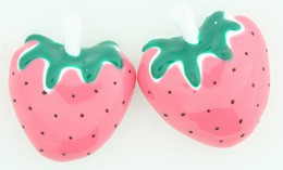 C strawberry L-pink colorful stud
